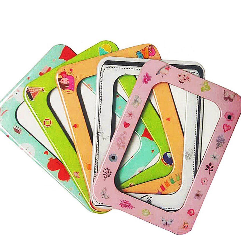Magnetic photo frame.Kiss cut suit for different size 4X6 5X7,with postcard insert for decoration gift