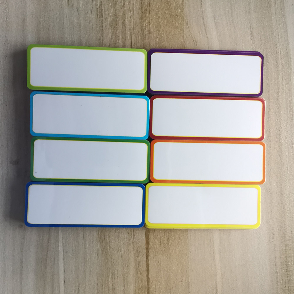 Magnetic Name Tags Dry Erase Labels White Board Nameplates Name Plates Stickers for School Home Office and Classrooms,Amazon